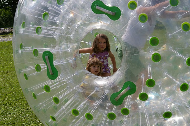Zorbing in Agrarium